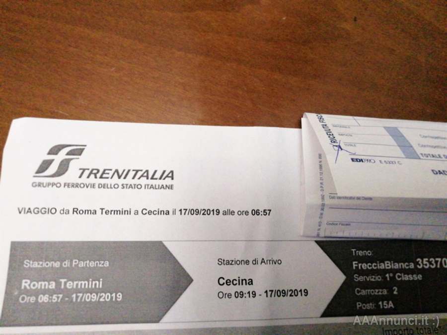 Biglietto Roma cecina